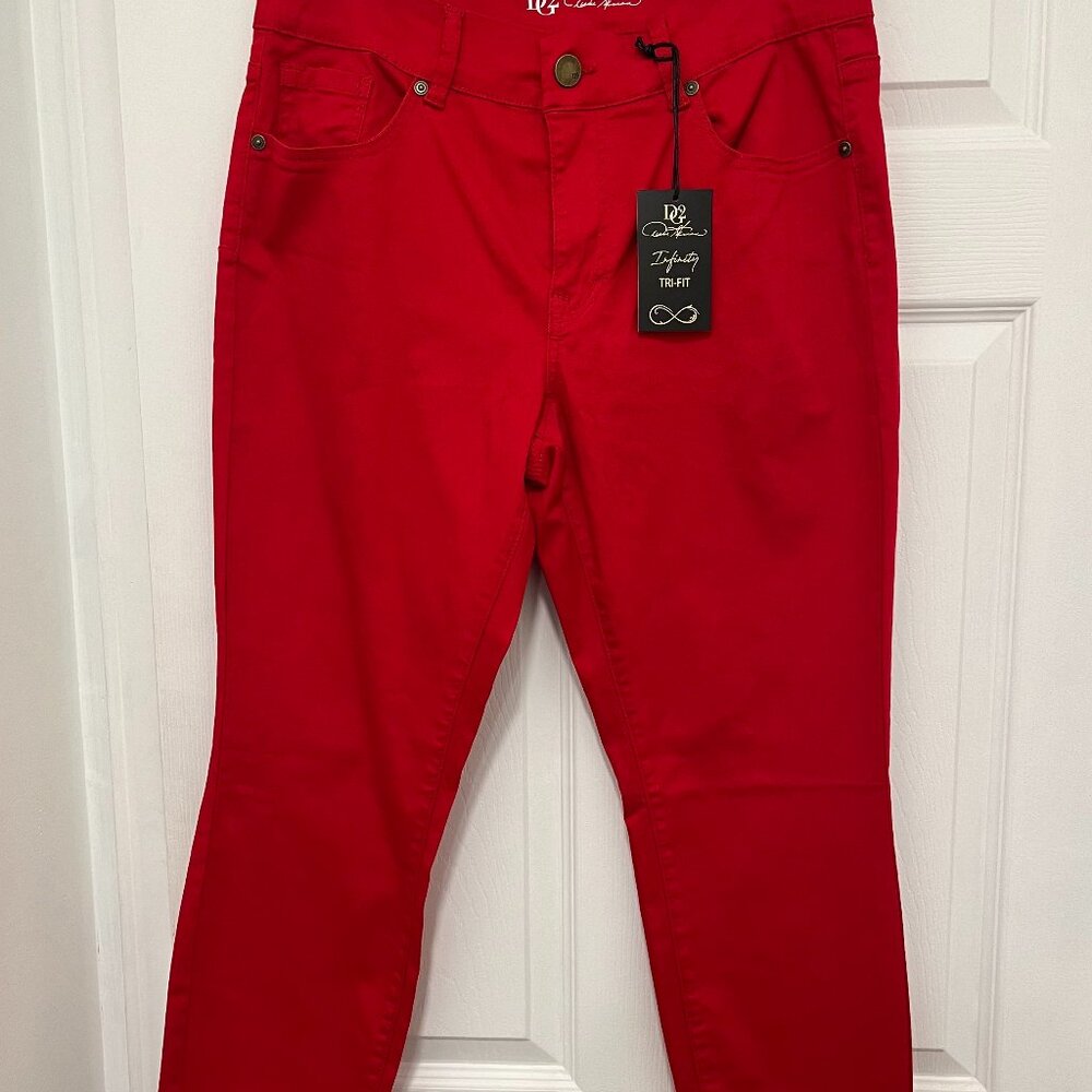 DG2 by Diane Gilman Jeans - Red - 14-16-18